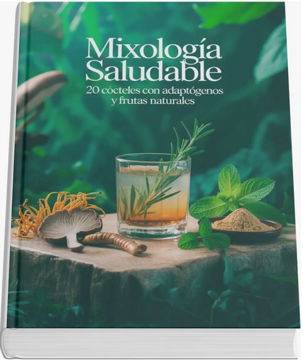 Mixología Saludable: 20 Cócteles con Adaptógenos y Frutas Naturales